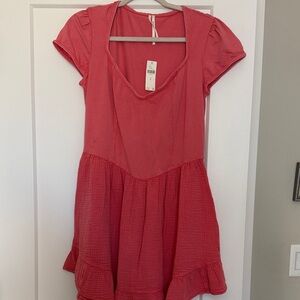 Anthropologie short sleeve mini dress